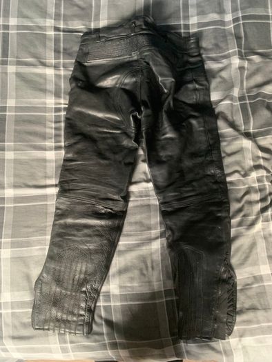 Leather Motorcycle Pants - Powerline UK34