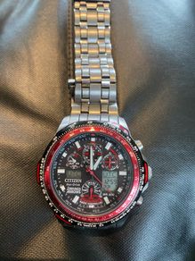 citizen red arrows skyhawk titanium eco drive watch