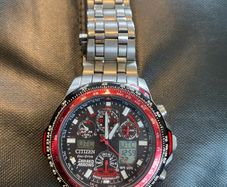 citizen red arrows skyhawk titanium eco drive watch