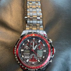 citizen red arrows skyhawk titanium eco drive watch