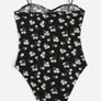 New Ditsy Floral Cami Bodysuit Image 2