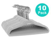 BRAND NEW 10pcs Non-Slip Velvet Kids Hangers For Jackets, Pants, & Dress Clothes hangers for clothes