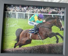 Signed Ruby Walsh Kauto Star Framed Photo