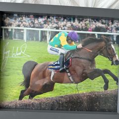 Signed Ruby Walsh Kauto Star Framed Photo