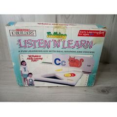 Grandstand Iq Builders Talking Listen Learn V.rare New In Box Vintage Toy