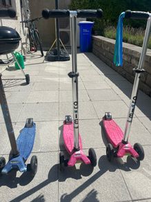 3 maxi micro scooters