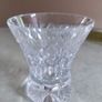 A lovely Crystal cut small glass or vase as toothpick holder no stamped but may be waterford crystal.. Image 4