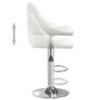 Bar Stools 2 pcs White Faux Leather Image 5