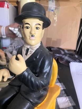 Rare porcelain Charlie Chaplin figure
