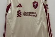 Liverpool away long sleeve jerseys season 25/26