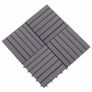 Decking Tiles 30 pcs Grey Wash 30x30 cm Solid Acacia Wood Image 4