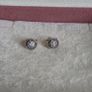 Pandora dazzling  earrings clear cubic zirconia very good condition Image 3