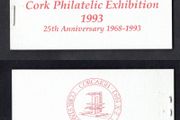 1993 Ireland Cork Philatelic Exhibition Booklet . Contains 2 X 32p Centenary of the Irish Amateur Swimming Association Commemorative Stamps No 144