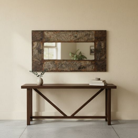 Copper effect mirror