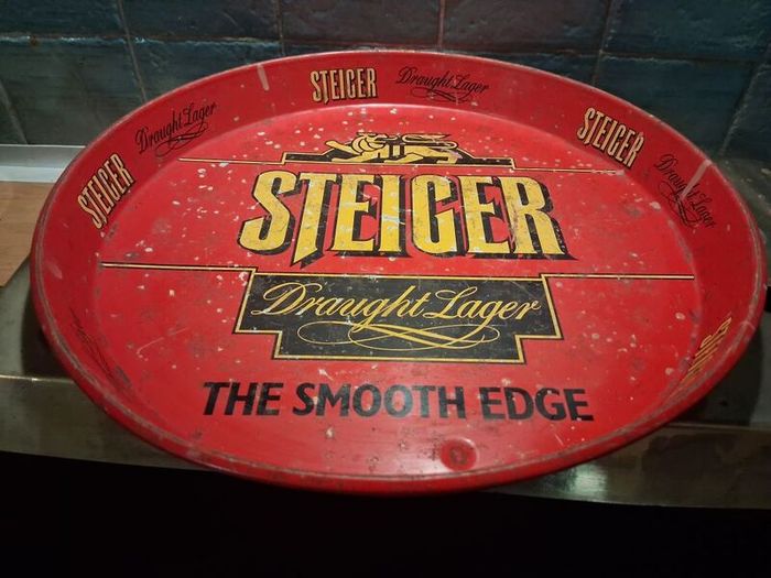 Rare nostalgic Steiger Irish Lager Tray
