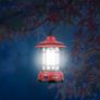 Portable Retro Camping Lantern, Hanging Dimmable COB Brightness Tent Light for Camping, Party, Night Fishing, Hiking, Home Lighting, Outages Emergency (AA Battery Powered, Red) Image 5