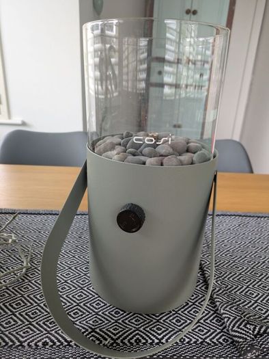Cosiscoop gas lantern with extra gas canister - outdoors use only