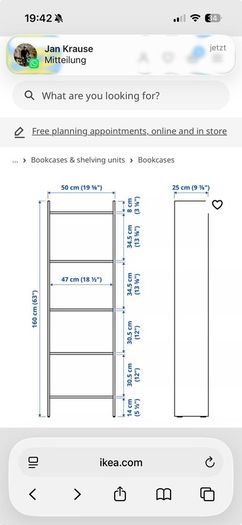 Bookcase / Shelving Unit IKEA