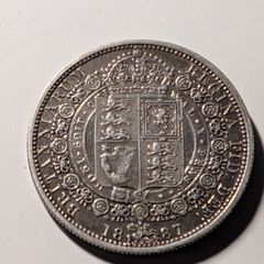 1887 Silver Halfcrown
