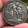 8 x Silver Victoria Crowns rare dates Image 8