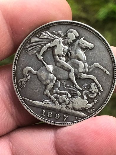 8 x Silver Victoria Crowns rare dates