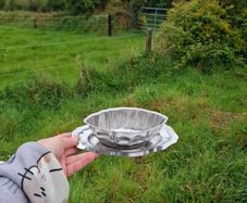 Metallic gravy bowl postage possible