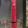 Damascus with Copper Kitchen Knife, Nakiri style. Image 2