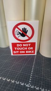 Motorbike / bike sign