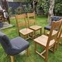 Solid oak chairs