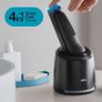 braun new series 7 smart sonic shaver with precision trimmer and smart dock station clean charge Wet and Dry Electric Shaver Image 7
