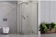 Shower Cabin 800x800 or 900x900 chrome or Matt black including tray