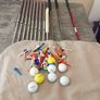 Womens Golf clubs and bag and trolley. Image 9