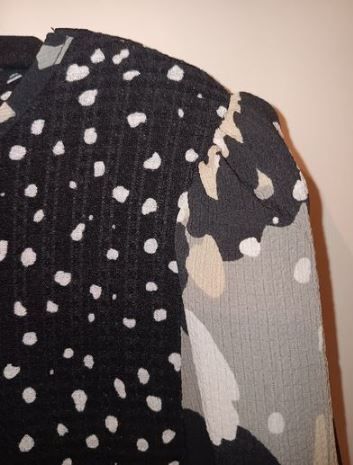Next Long Sleeved Mixed Print Dress