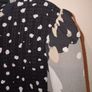 Next Dress in a Black & Cream Abstract Print Image 5