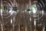 Tuborg beer pint glasses