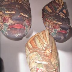3 rare wall mask from balsa tree