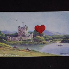 Ireland Postcard : Ross Castle From Lake , Killarney , Co. Kerry - 1950s