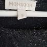 MONSOON Black Silver Metallic Long Sleeve Sz S (Fit 8-10UK) Image 2