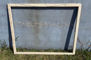 Large old wooden picture frame