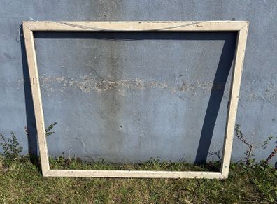 Large old wooden picture frame