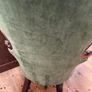 Vintage Laura ashley deep buttoned green velvet armchair Image 6