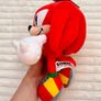 Sega Prize International Knuckles Sonic Hedgehog Plush approx. 27 cm. Dirty Hands Please see photos Image 9