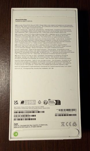 iPhone 15 Pro Max, 256gb