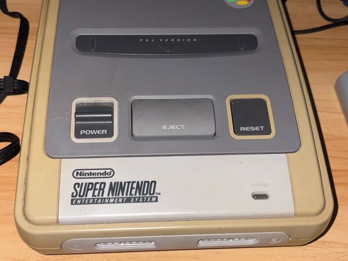 Nintendo SNES PAL Console with Controller & Original Cables