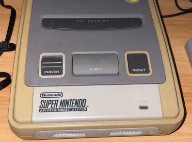 Nintendo SNES PAL Console with Controller & Original Cables