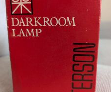 1974 Vintage Paterson Darkroom Safelight Lamp Orange Filter Boxed - Made in England