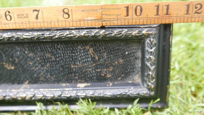 Victorian Heavy Door Brace Set - Letter Plate set  Brass Lion Face  Centre Knob Brass Door Knocker and Letter plate