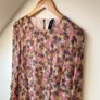 BNWT Marc Cain 100% Silk Floral Ruffle Midi Dress RRP 399 Image 5