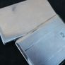 1960's Kincraft Vintage Chrome Metal Cigarette Case, Art Deco Engine Turned Design, Made In England Image 10