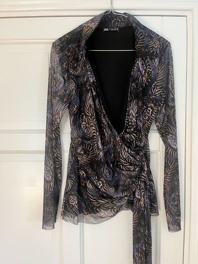 Zara Patterned Blouse